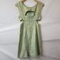 Maeve Sleeveless Shiny Green Midi Dress Women's 0 image number 2