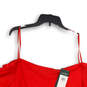 NWT Womens Red Off The Shoulder Short Sleeve Blouse Top XL image number 3