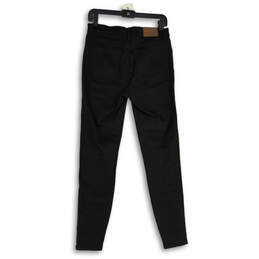 Womens Black Dark Wash 5 Pockets Design Denim Skinny Jeans Size 28 alternative image