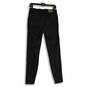 Womens Black Dark Wash 5 Pockets Design Denim Skinny Jeans Size 28 image number 2