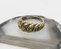 Carolyn Pollack Relios 925 Modernist Ridged Dome Tapered Band Ring 5.7g image number 1