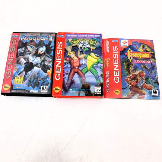 9ct Sega Genesis Box Only Lot and Some Manuals image number 4