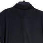 NWT Womens Black Spread Collar Short Sleeve Polo Shirt Size X-Large image number 4