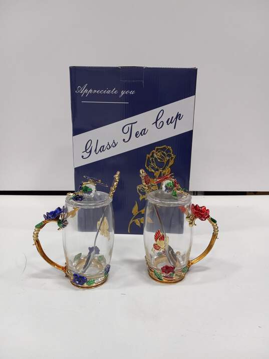 Glass Tea Cup Gift Set image number 1