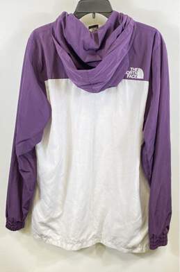 The North Face Womens Purple Long Sleeve Full-Zip Windbreaker Jacket Sz X-Large alternative image
