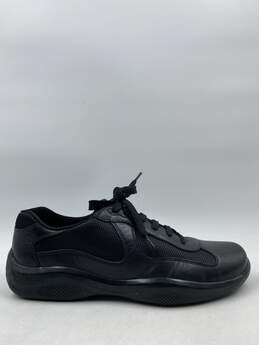 Authentic Prada Black Sneaker Casual Shoe M 8