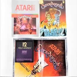 Atari 2600 Video Game Lot of 2 CIB Sword Quest alternative image