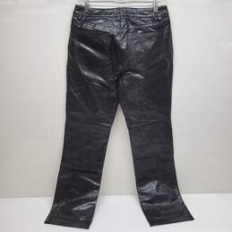 Vintage 2000's GAP Boot Cut Leather Pants Women's Size 8 alternative image