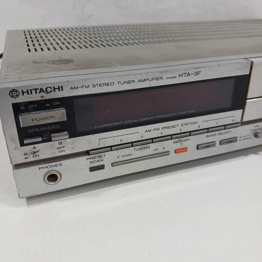 Vintage Hitachi HTA-34 AM-FM Stereo Tuner Amplifier image number 3