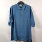 Tommy Bahama Men Blue Button Up Shirt L NWT image number 1