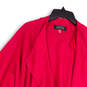 NWT Womens Pink Pockets Tight-Knit Open-Front Cardigan Sweater Size 2X image number 3