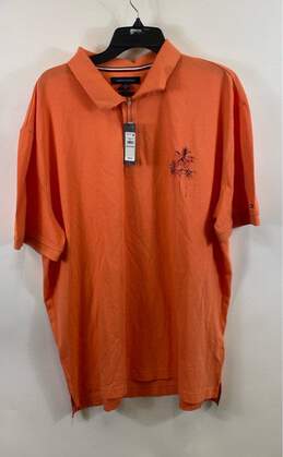 Tommy Hilfiger Orange Short Sleeve - Size XXL