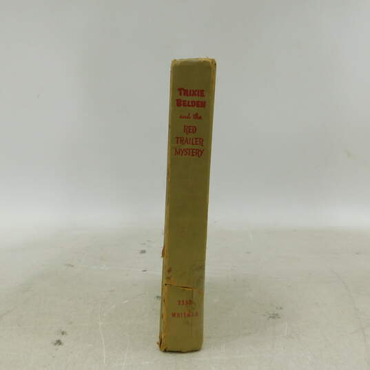 VNTG 1950 Trixie Belden & The Red Trailer Mystery by Julie Campbell Hard Cover image number 2