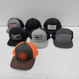 Bundle Of 7 Assorted Snapback Hats