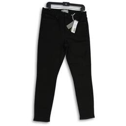 NWT Daze Womens Black Denim Dark Wash 5-Pocket Design Skinny Jeans Size 31