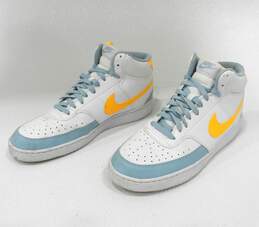 Nike Court Vision Mid Next Nature White Ocean Bliss Men's Shoes Size 11.5