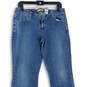 Womens Blue 525 Medium Wash Pockets Denim Bootcut Jeans Size 12 image number 3