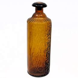 Antique Tippecanoe H.H. Warner & Co. 1883 Bitters Figural Log Amber Glass Bottle alternative image
