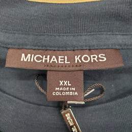 Michael Kors Men Navy Blue T Shirt XXL NWT