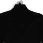 Womens Black Long Sleeve Cutout Pullover Cropped Blouse Top Size 5 image number 4
