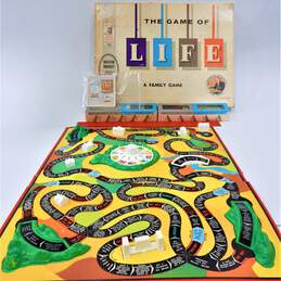 Vintage 1960 The Game Of Life Milton Bradley Board Game
