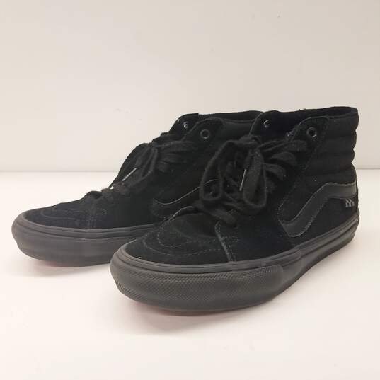 Vans Sk8 Hi Black Suede/Canvas Men's Casual Shoes Size 6.5 image number 5