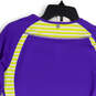 Womens Purple Round Neck Long Sleeve Dri-Fit Pullover T-Shirt Size Medium image number 4