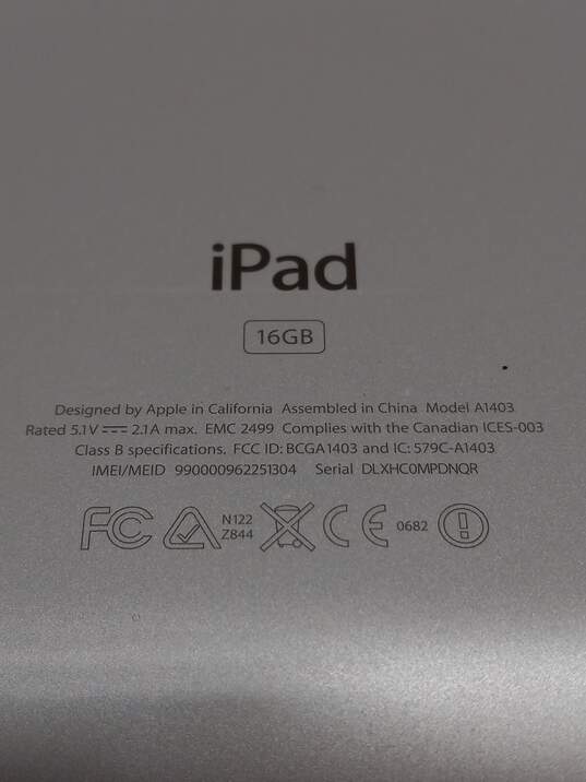 Apple iPad Tablet In Black Case image number 3