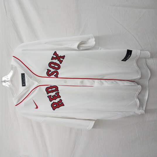 Buy the Nike Red Sox NBL J.D. Martinez #28 White Size XL