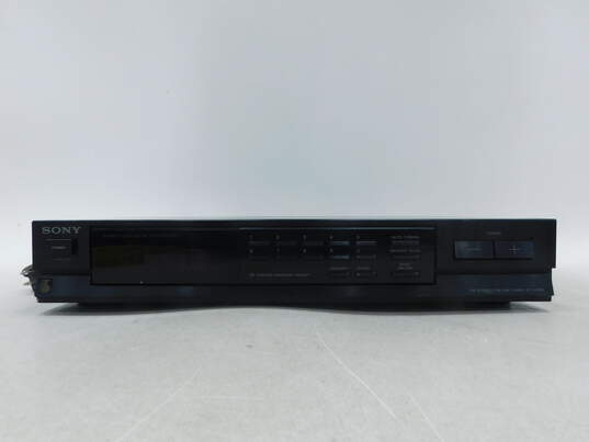 VNTG Sony Model ST-JX380 FM Stereo/FM-AM Tuner w/ Attached Power Cable image number 1