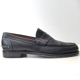 Artisti e Artigiani Italy Black Leather Loafers Shoes Mens Size 41