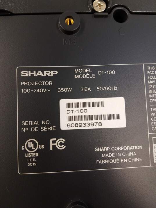 Sharp DT-100 Projector image number 7