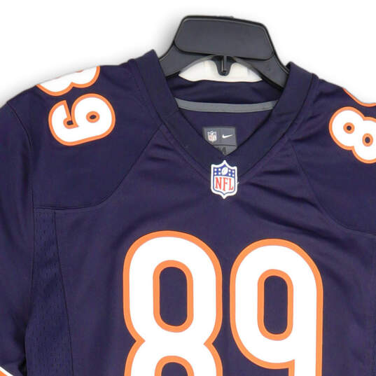 Mens Navy Blue Orange Chicago Bears Mike Ditka #89 NFL Football Jersey Size M image number 3