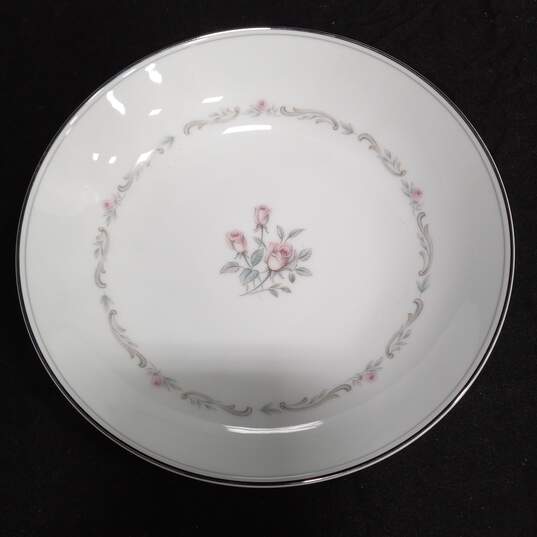 Bundle of Assorted White Noritake Saucer, Tea Cups & Plates w/ Floral Design image number 6