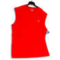 NWT Mens Red Crew Neck Sleeveless Pullover Activewear Tank Top Size XXL image number 1