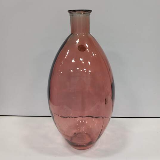 Vidrios San Miguel Large Pink Recycled Glass Vase image number 3