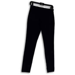 Womens Blue Dark Wash Pockets Stretch Denim Skinny Leg Jeans SIze 2L alternative image