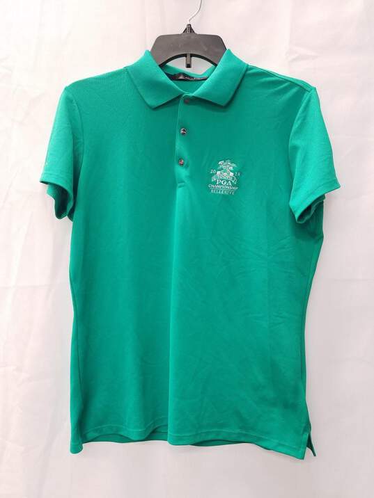 Ralph Lauren Women's Green Gold Polo Size M image number 1