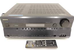 Onkyo Brand TX-SR606 Model AV Receiver w/ Power Cable and Remote Control