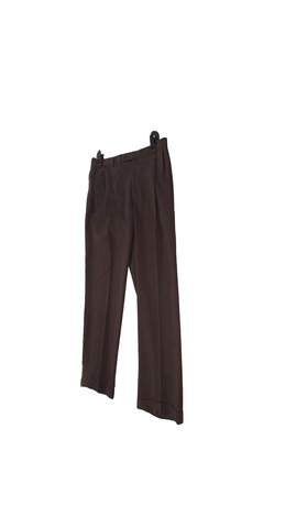 Mens Brown Madison Fit Slacks Dress Pants Size 34 X 32 alternative image