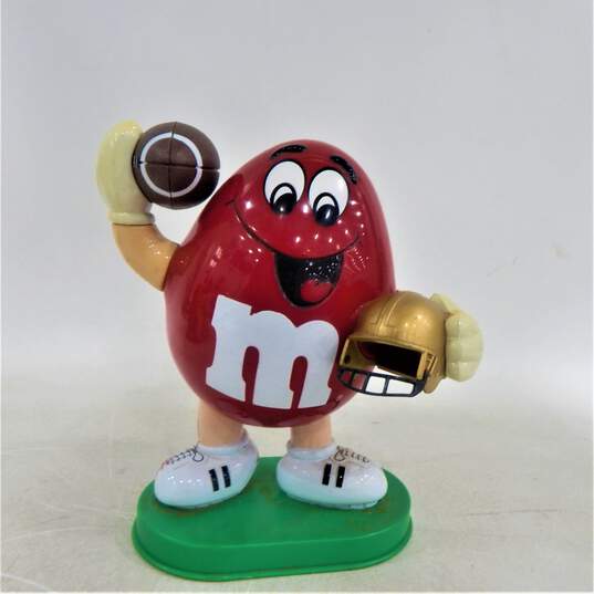 2 Vintage Original MM M&M's Juke Box Red and Green  & Red W/ Football Candy Dispenser Works image number 2