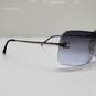 AUTHENTICATED CHANEL 4017 PURPLE GRADIENT RIMLESS SUNGLASSES W/ CASE image number 8