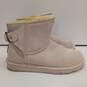 Bearpaw Betty Style Pink Leather Shearling Style Boots Size 10 image number 3