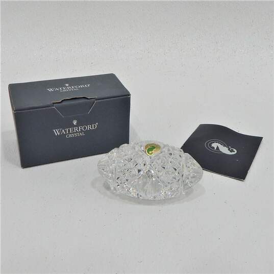 BRETT FAVRE Waterford Crystal Football New with Original box Green Bay Packers image number 1