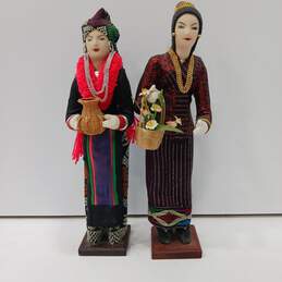 Pair Of Handmade  Figurines
