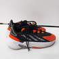 Women's Adidas Originals Ozelia Orange/Black Leopard Print Sneaker Shoes Size 9.5 image number 2