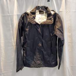 Marmot Black Hooded Nylon Jacket Size S