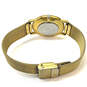Designer Skagen Gold-Tone Stainless Steel Mesh Strap Analog Wristwatch image number 3