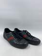 Authentic Gucci Ace Low Black Leather Sneaker M 6 image number 3