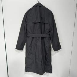 DSCP Garrison Collection Men's Black Trench Coat Size 38R NWT alternative image